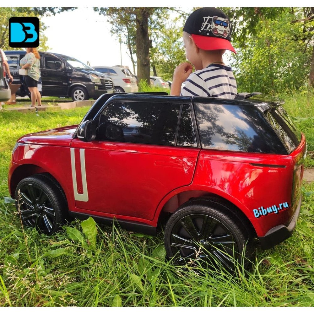 Детский электромобиль Range Rover Y999YY красный глянец