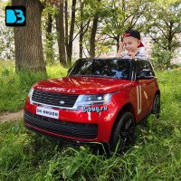 Детский электромобиль Range Rover Y999YY красный глянец