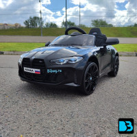 Детский БМВ M4 (A004AA) черный, с пультом