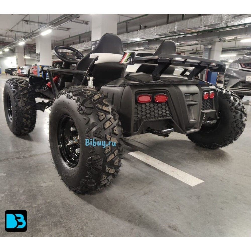 Большой багги A999AA черный карбон