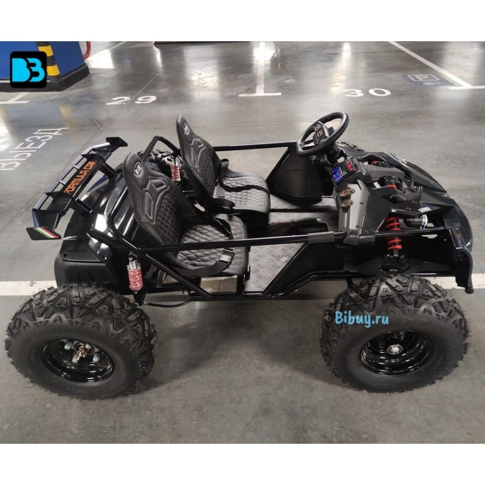 Большой багги A999AA черный карбон