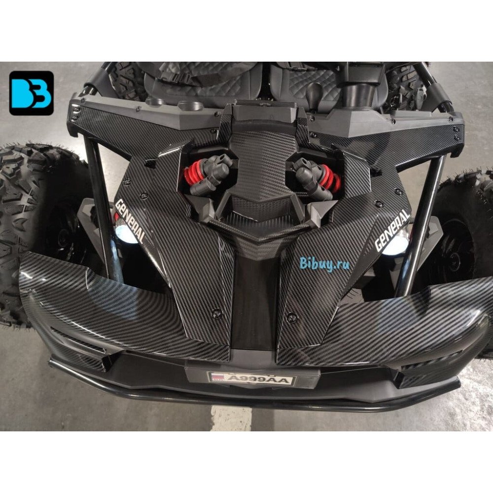 Большой багги A999AA черный карбон