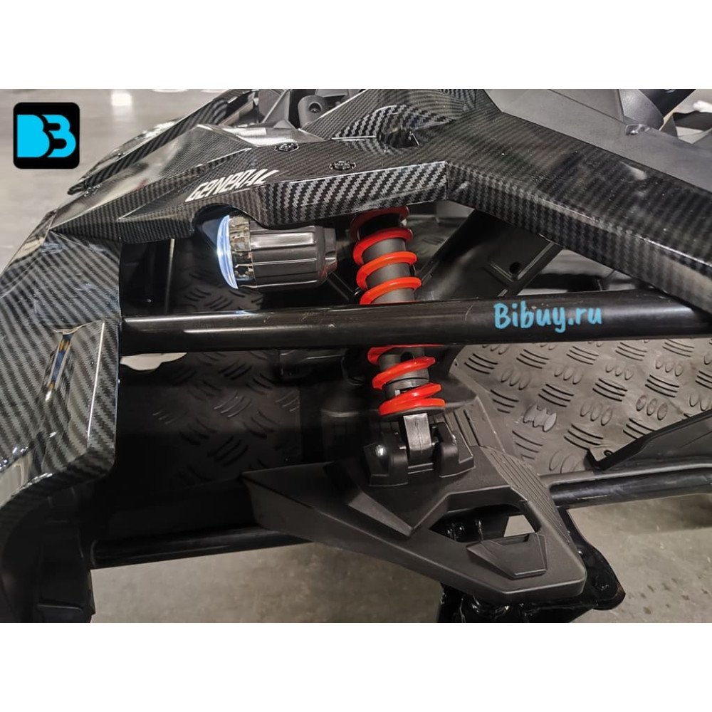 Большой багги A999AA черный карбон