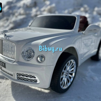 Детский электромобиль Bentley Mulsanne JE1006 Белый с пультом ДУ