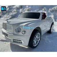 Детский электромобиль Bentley Mulsanne JE1006 Белый с пультом ДУ