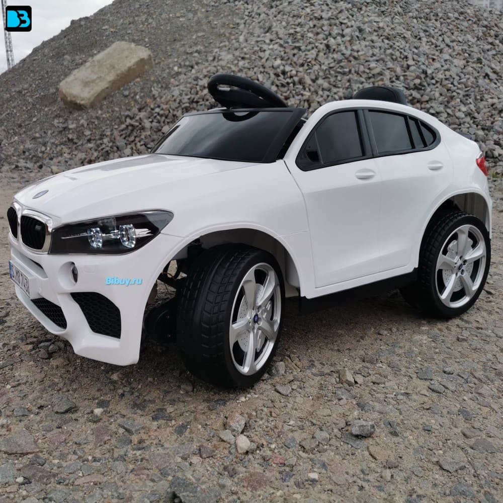 Детский электромобиль джип BMW X6 mini YEP7438 Белый