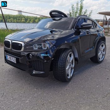 Детский электромобиль джип BMW X6 mini YEP7438 Черный краска