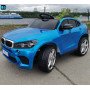 Детский электромобиль джип BMW X6 mini YEP7438 Синий краска