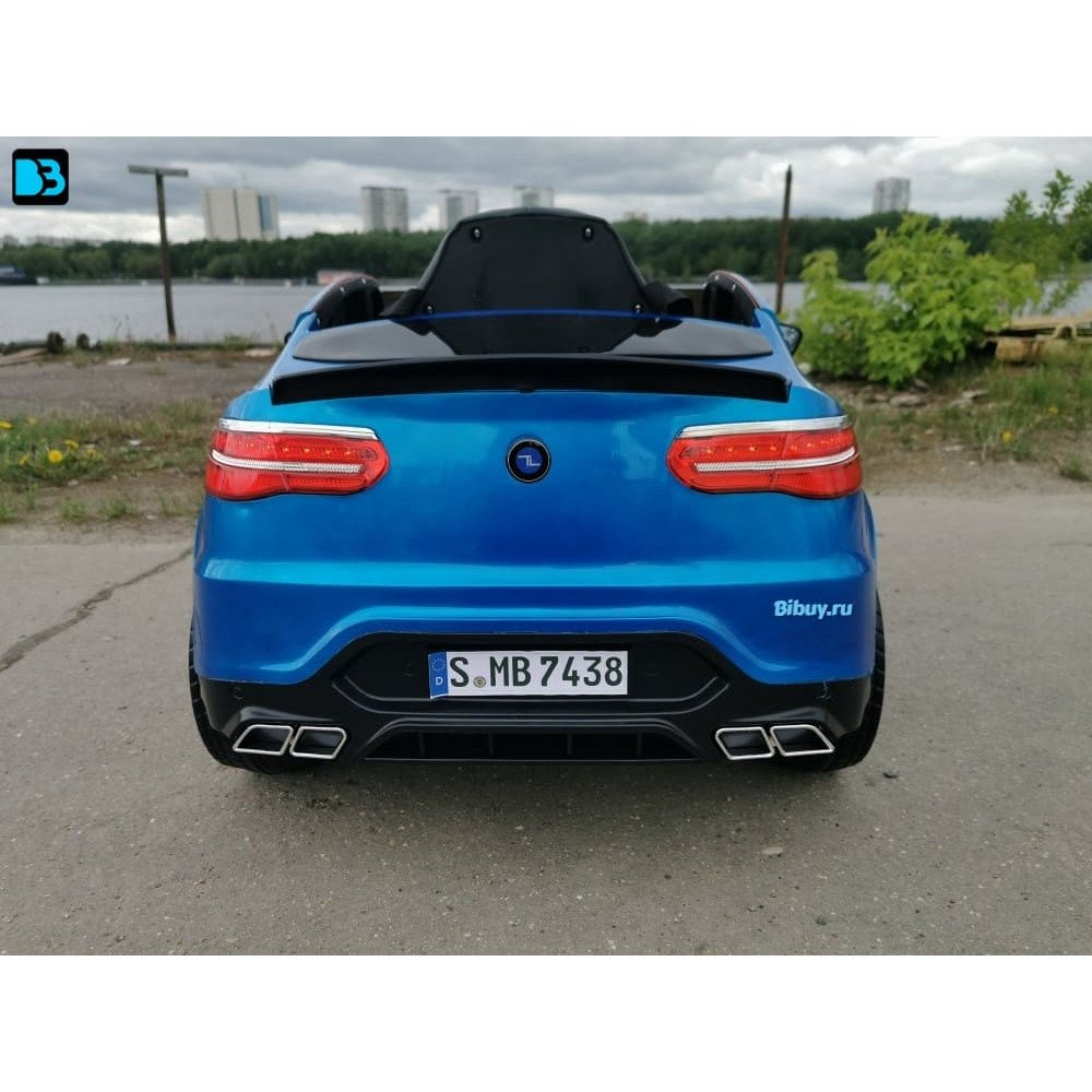 Детский электромобиль джип BMW X6 mini YEP7438 Синий краска