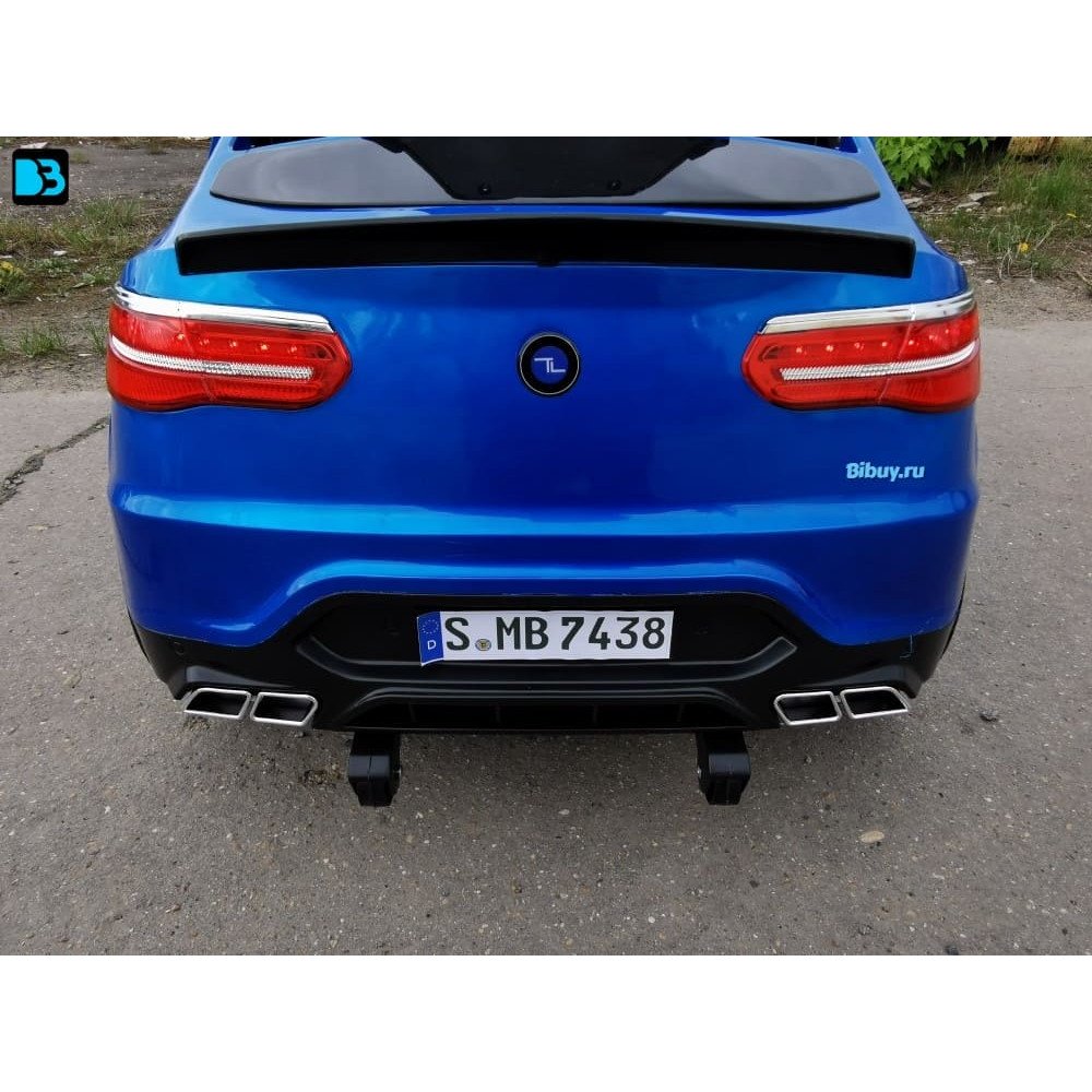 Детский электромобиль джип BMW X6 mini YEP7438 Синий краска