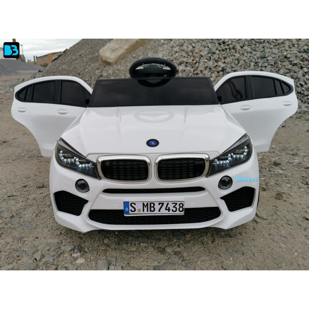 Детский электромобиль джип BMW X6 mini YEP7438 Белый