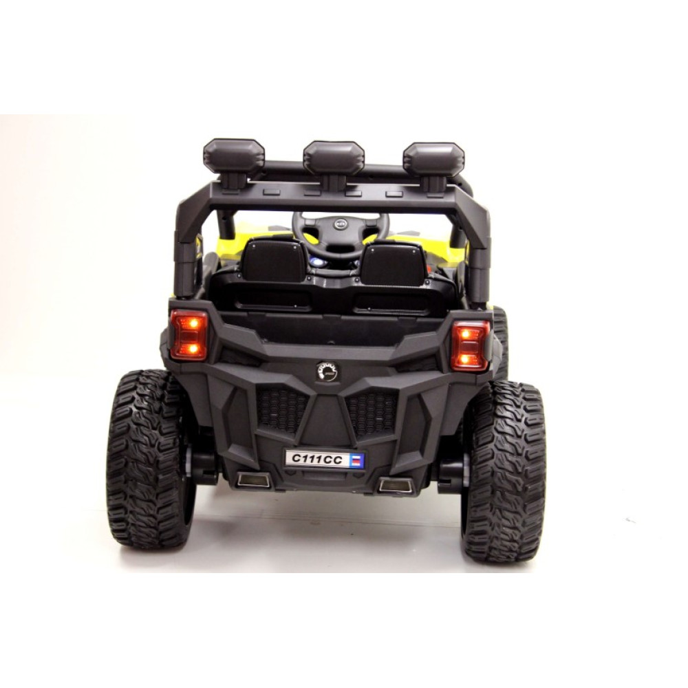 Детский багги C111CC желтый, полный привод, пульт ДУ