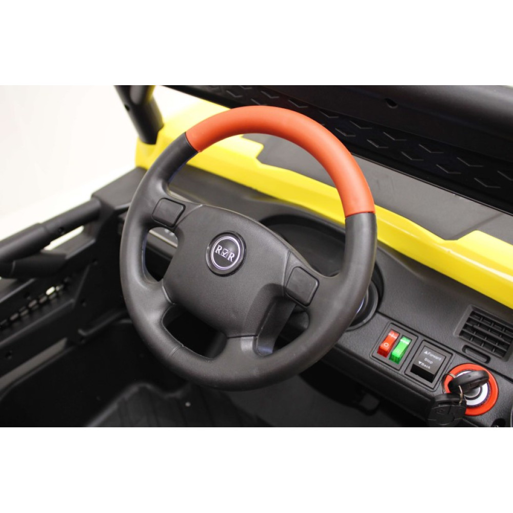 Детский багги C111CC желтый, полный привод, пульт ДУ