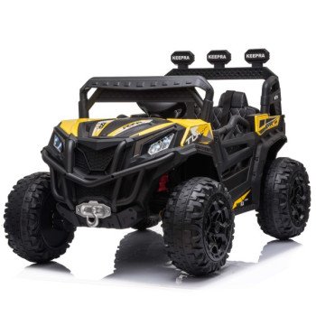 Детский багги C111CC желтый, полный привод, пульт ДУ