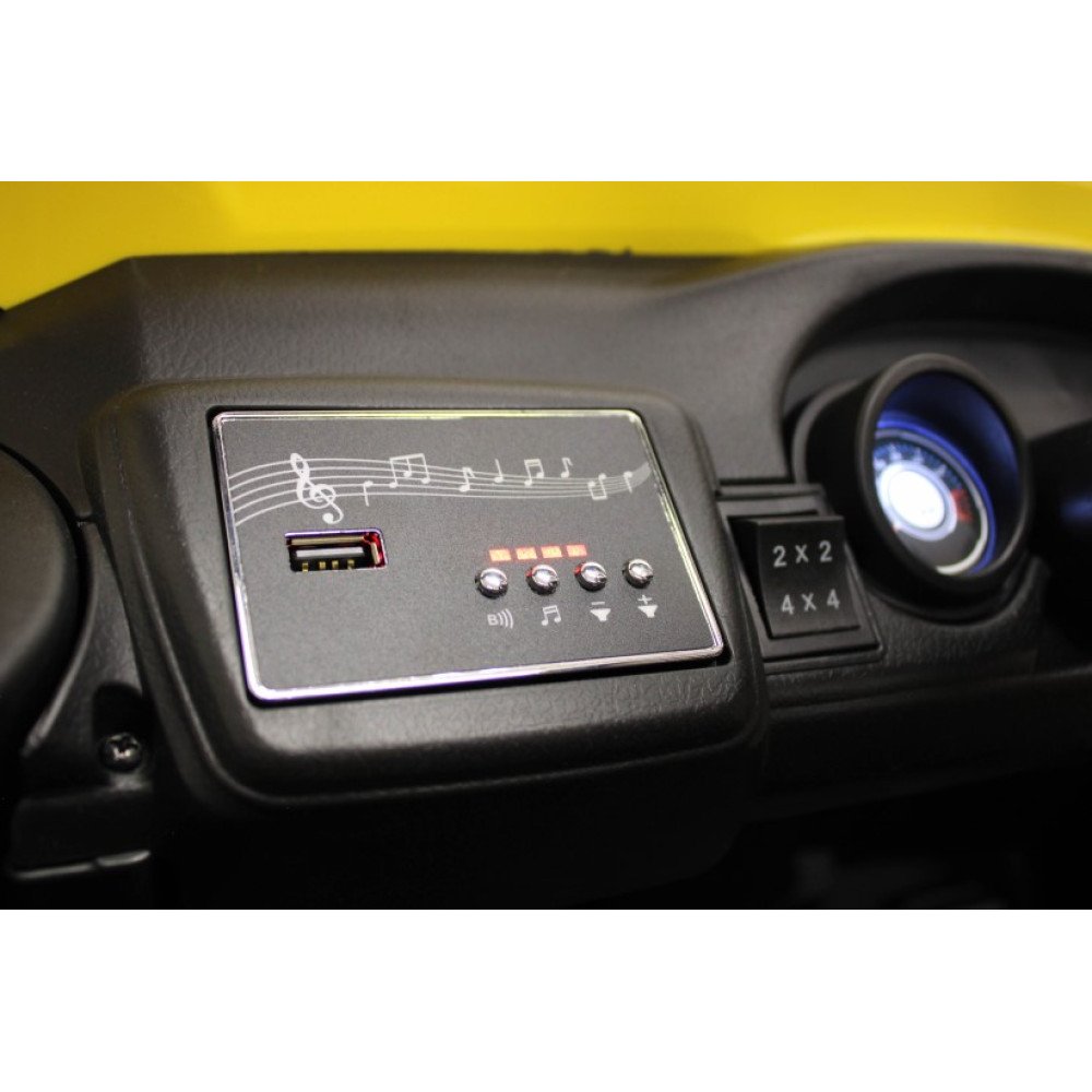 Детский багги C111CC желтый, полный привод, пульт ДУ