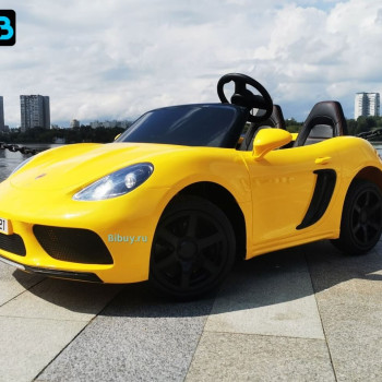 Детский электромобиль Porshe Cayman YSA021-24V (180 W) Желтый краска