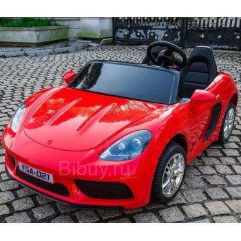 Детский электромобиль Porshe Cayman YSA021 Красный