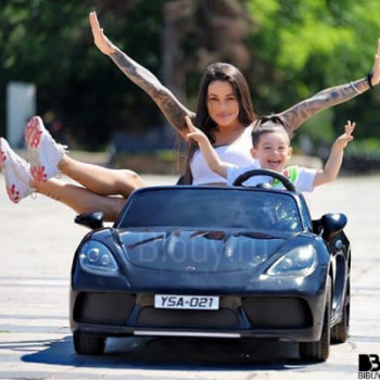 Детский электромобиль Porshe Cayman YSA021-24V (180 W) Черный краска