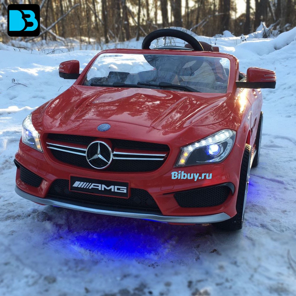 Детский электромобиль Mercedes А777АА (CLA 45) красный