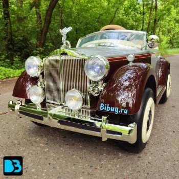 Детский электромобиль Rolls-Royce (E444EE) красный глянец