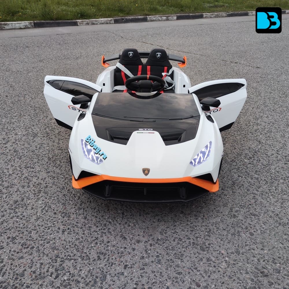 Детский электромобиль Lamborghini Huracán STO (E888EE) белый