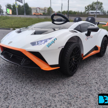 Детский электромобиль Lamborghini Huracán STO (E888EE) белый