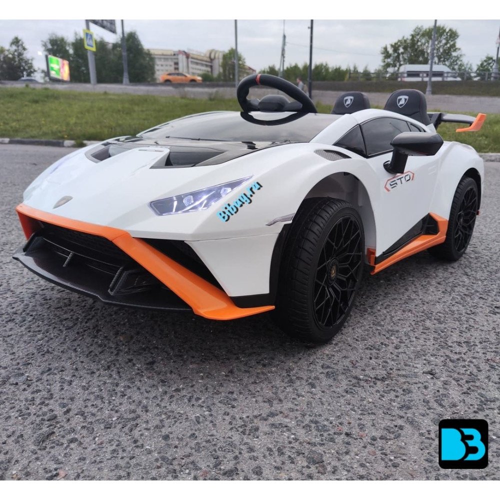Детский электромобиль Lamborghini Huracán STO (E888EE) белый