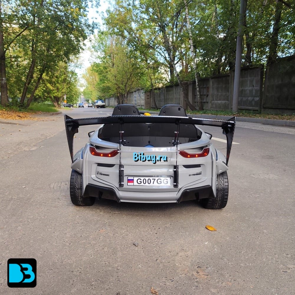 Электромобиль BMW G007GG серый