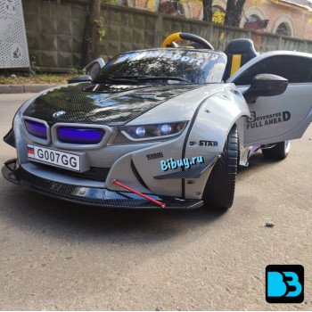 Электромобиль BMW G007GG серый
