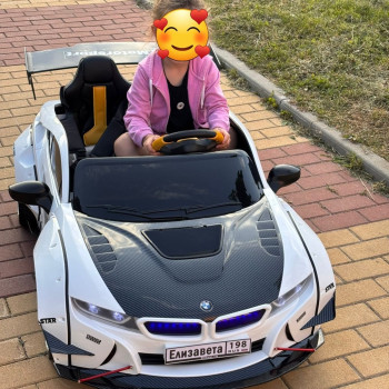 Детский электромобиль БМВ G007GG белый