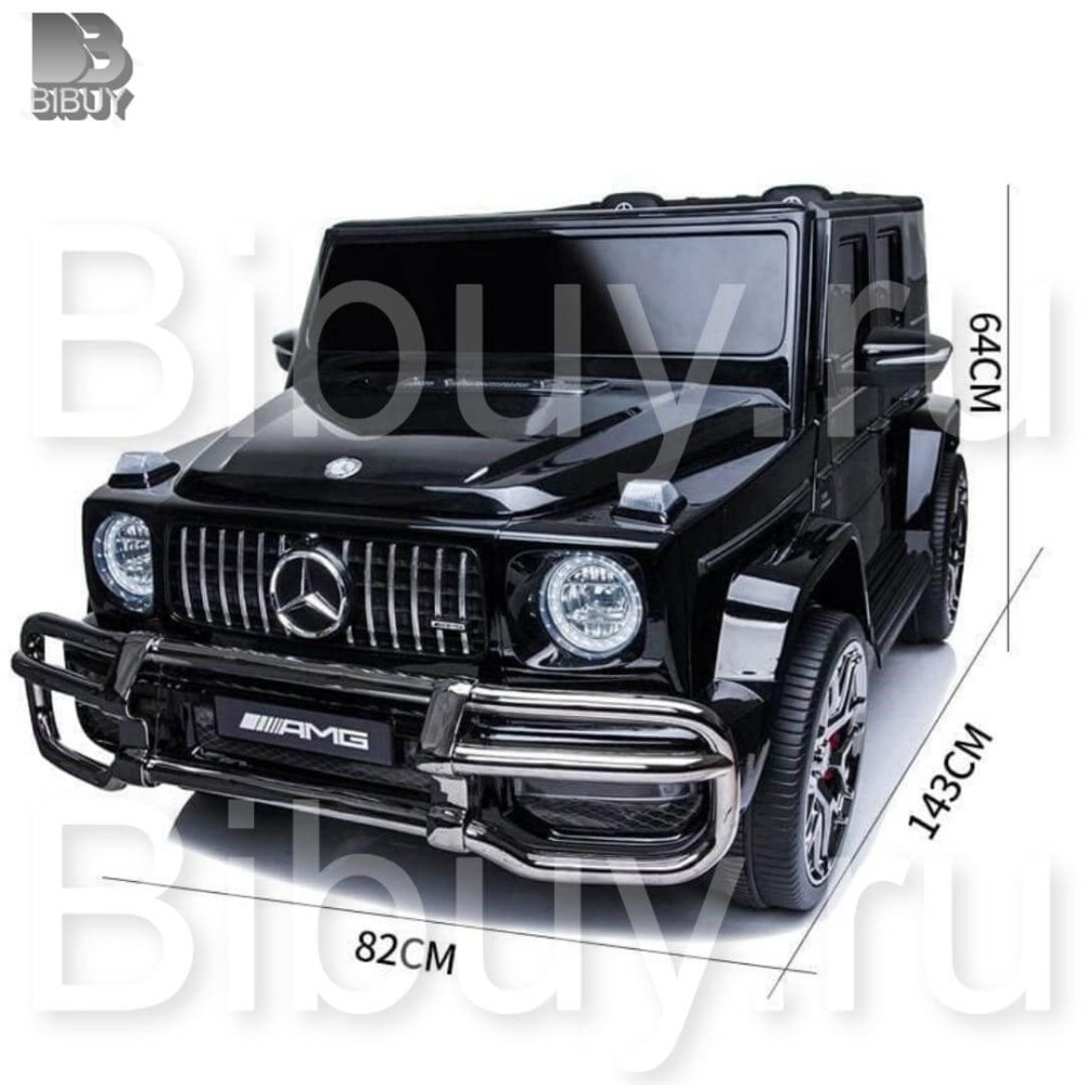 Детская электро машина AMG G63 4WD (S307) черный глянец, полный привод