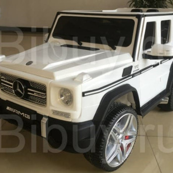 Радиоуправляемый детский электромобиль Mercedes Benz G65 White 12V 2.4G - G65