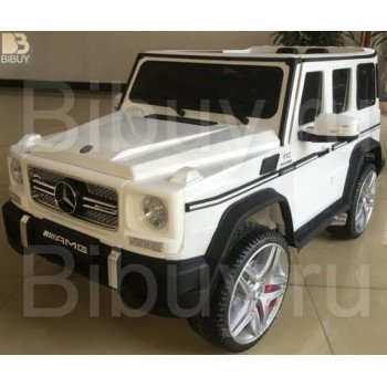 Радиоуправляемый детский электромобиль Mercedes Benz G65 White 12V 2.4G - G65