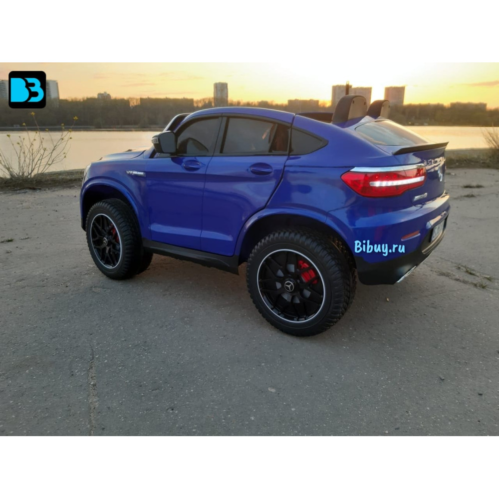 Детский электромобиль джип Mercedes Benz GLC 2.0 Синий краска