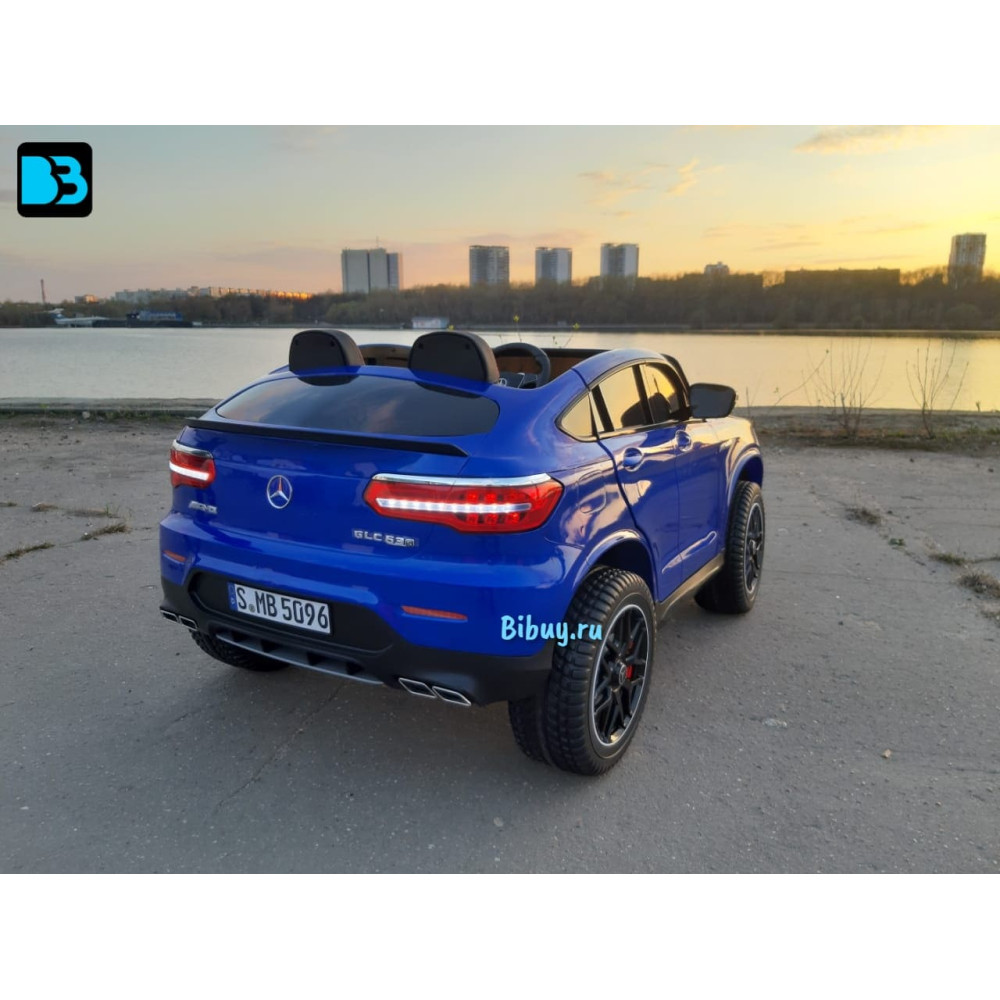 Детский электромобиль джип Mercedes Benz GLC 2.0 Синий краска