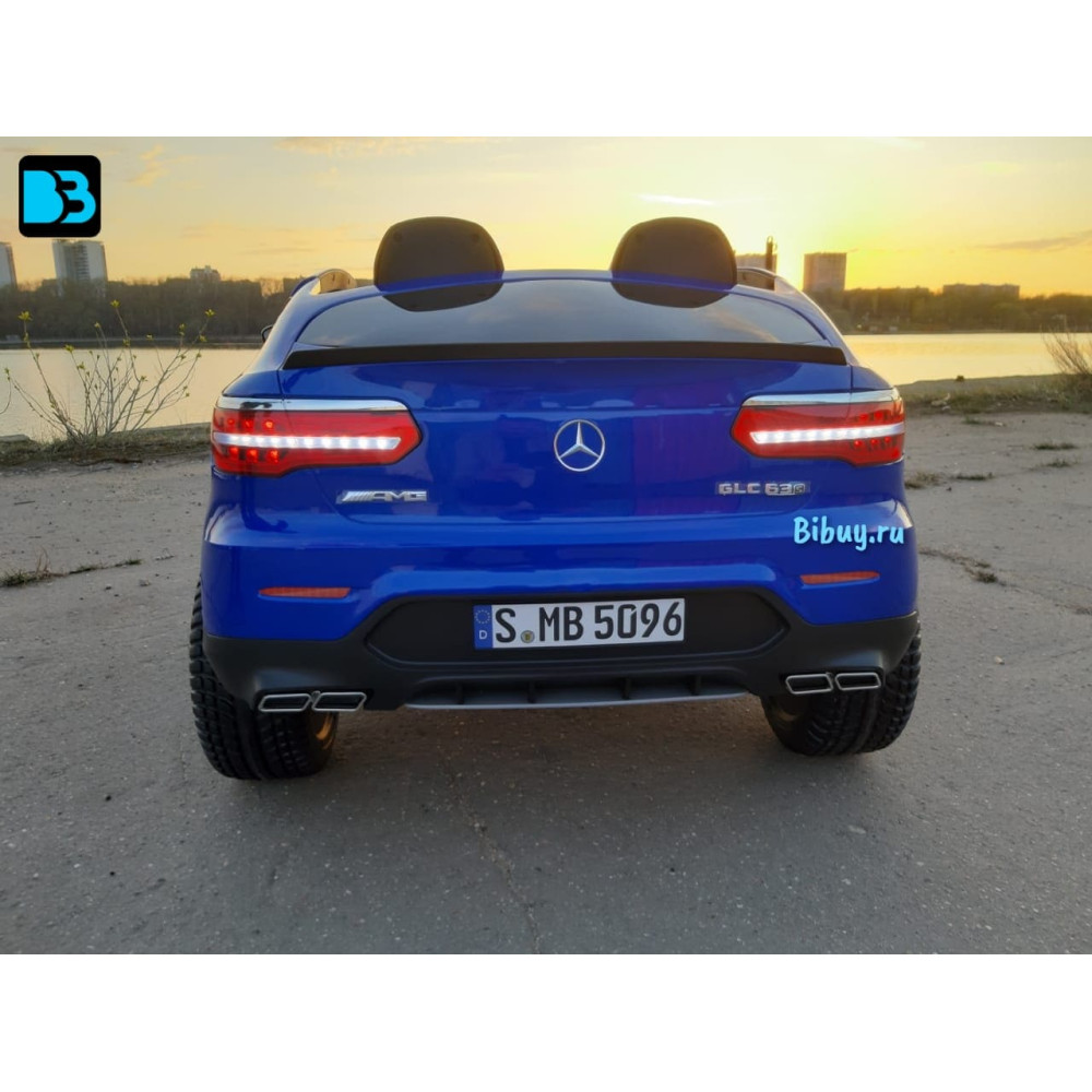 Детский электромобиль джип Mercedes Benz GLC 2.0 Синий краска