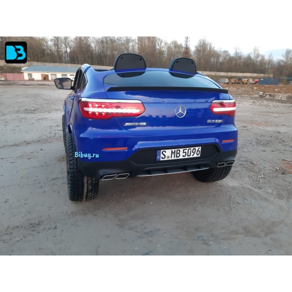 Детский электромобиль джип Mercedes Benz GLC 2.0 Синий краска