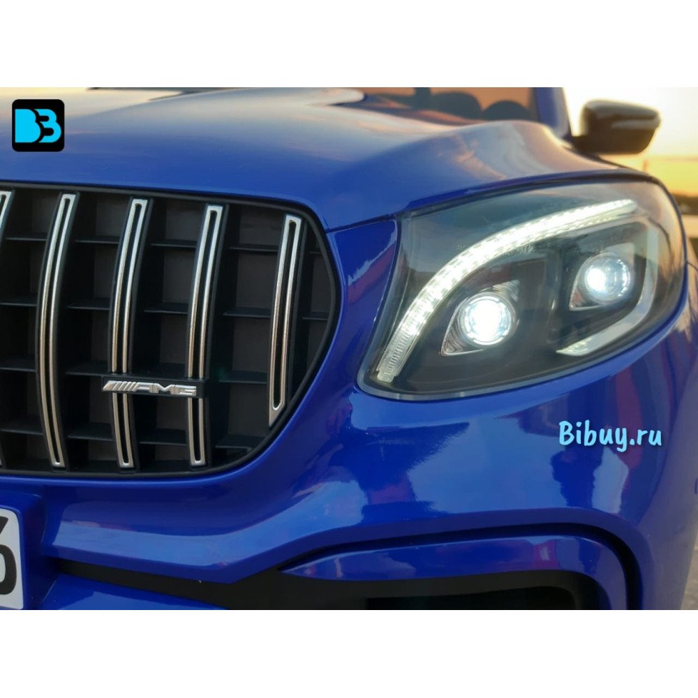 Детский электромобиль джип Mercedes Benz GLC 2.0 Синий краска