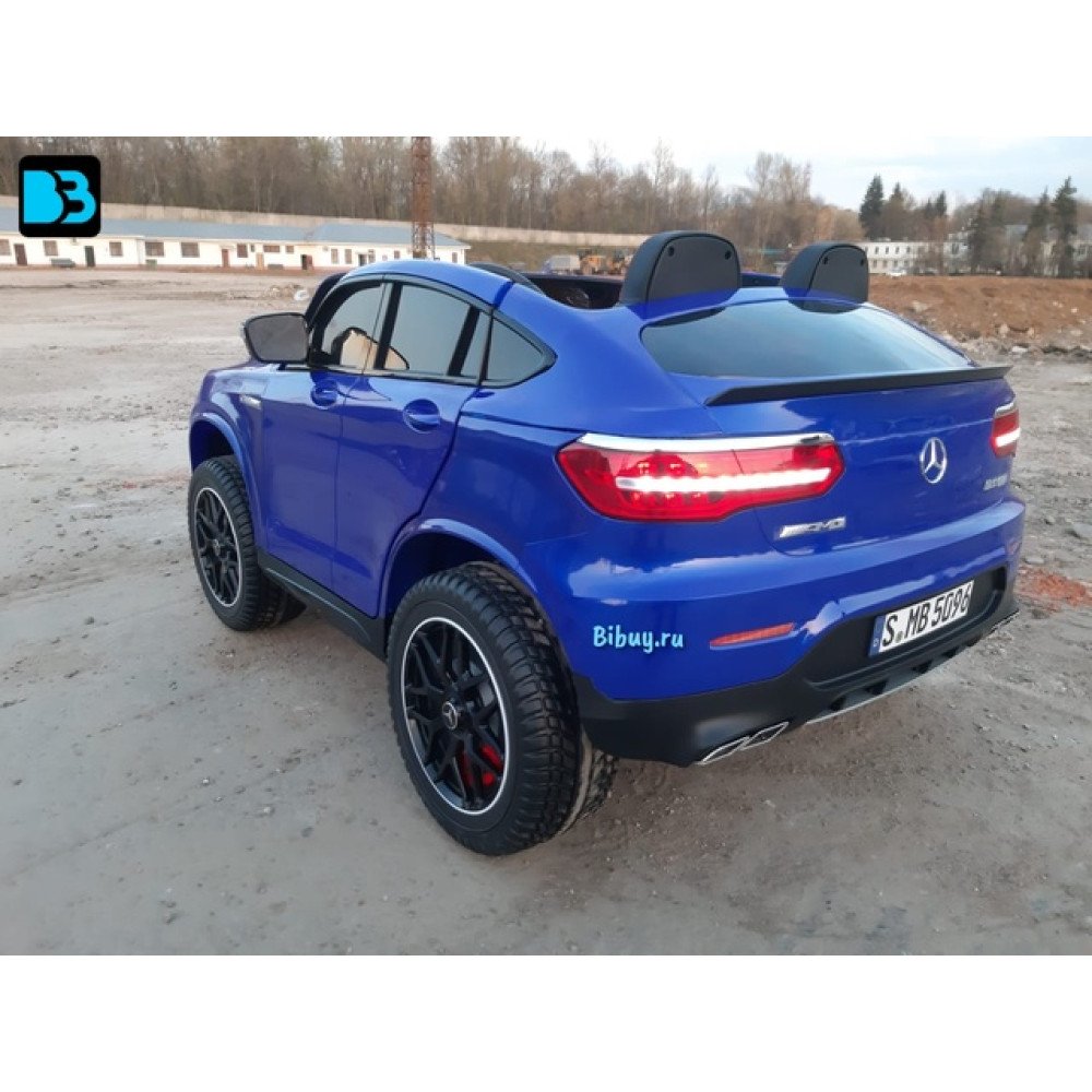 Детский электромобиль джип Mercedes Benz GLC 2.0 Синий краска