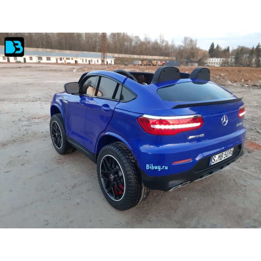 Детский электромобиль джип Mercedes Benz GLC 2.0 Синий краска