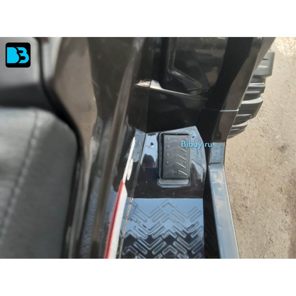 Детский квадроцикл Grizzly ATV 4WD Black 12V с пультом управления - BDM0906-4