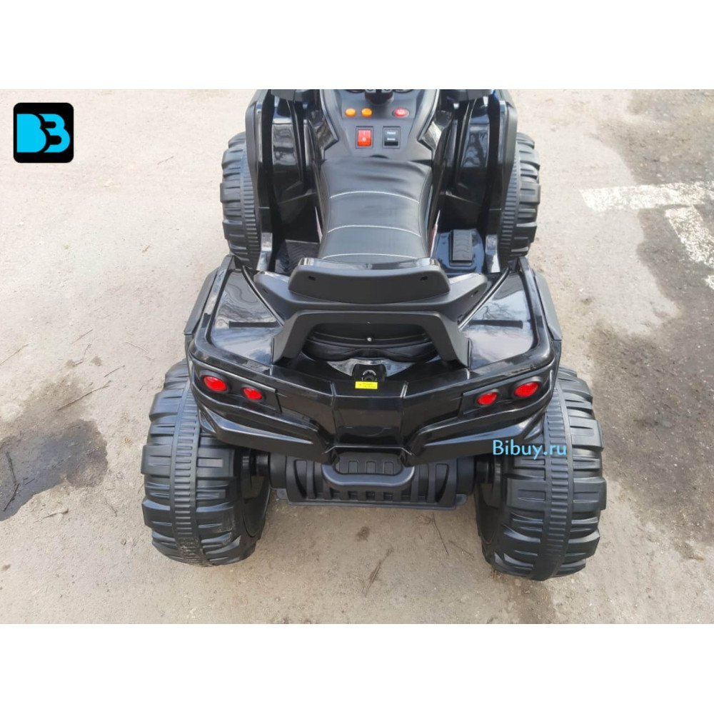 Детский квадроцикл Grizzly ATV 4WD Black 12V с пультом управления - BDM0906-4