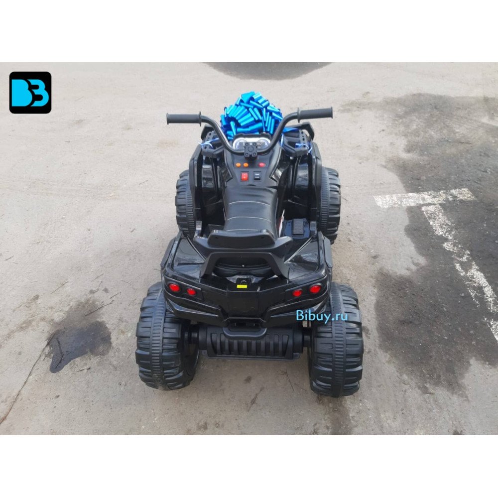 Детский квадроцикл Grizzly ATV 4WD Black 12V с пультом управления - BDM0906-4