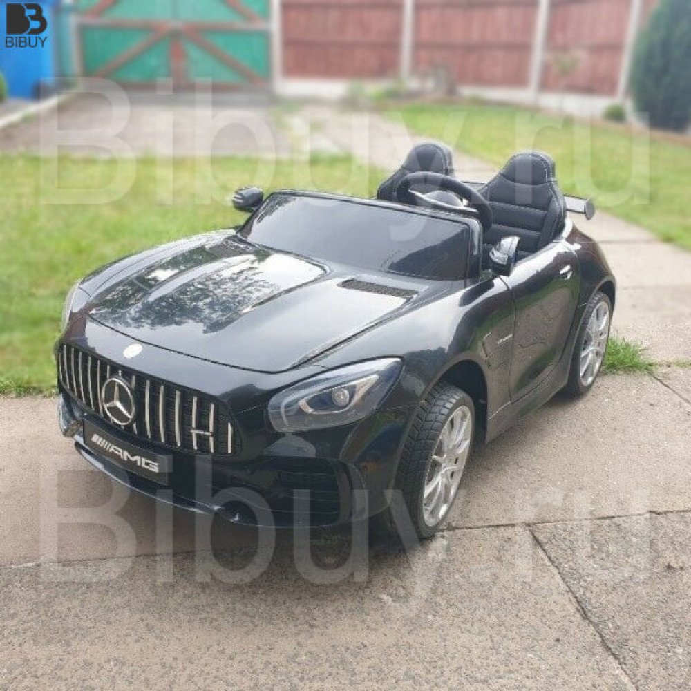 Детский электромобиль Mercedes-Benz GT-R черный глянец