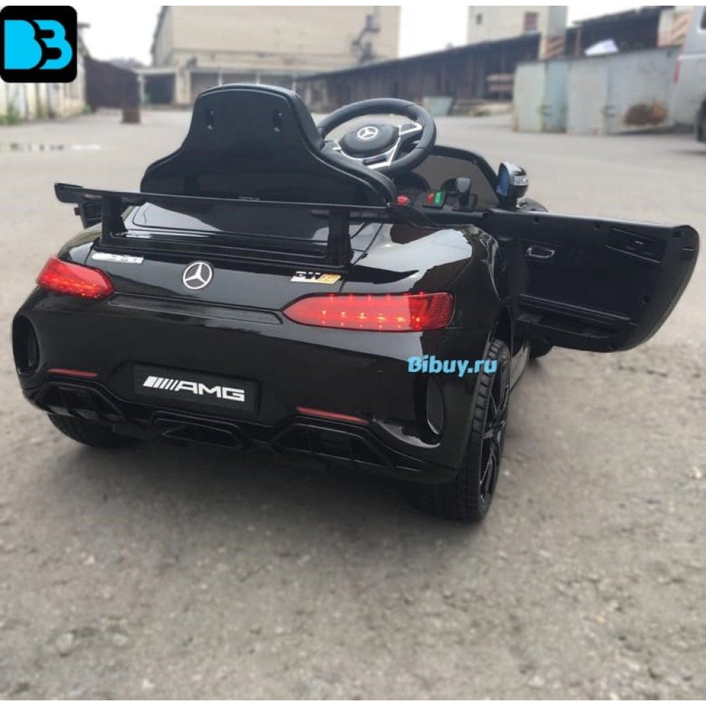 Детский электромобиль Mercedes Benz AMG GT R 2.4G - Black - HL288-BLACK-PAINT