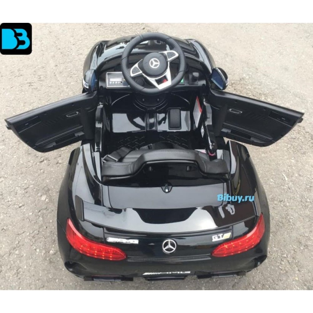 Детский электромобиль Mercedes Benz AMG GT R 2.4G - Black - HL288-BLACK-PAINT