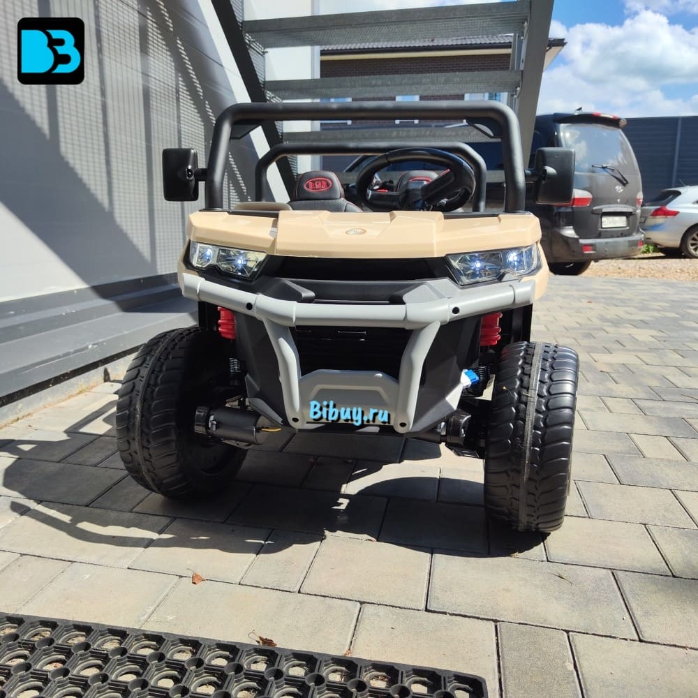 Детский электромобиль H005HH кремовый