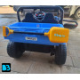 Детский электромобиль грузовик H005HH синий, двухместный