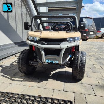 Детский электромобиль H005HH кремовый