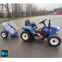 Детский электромобиль трактор H444HH синий